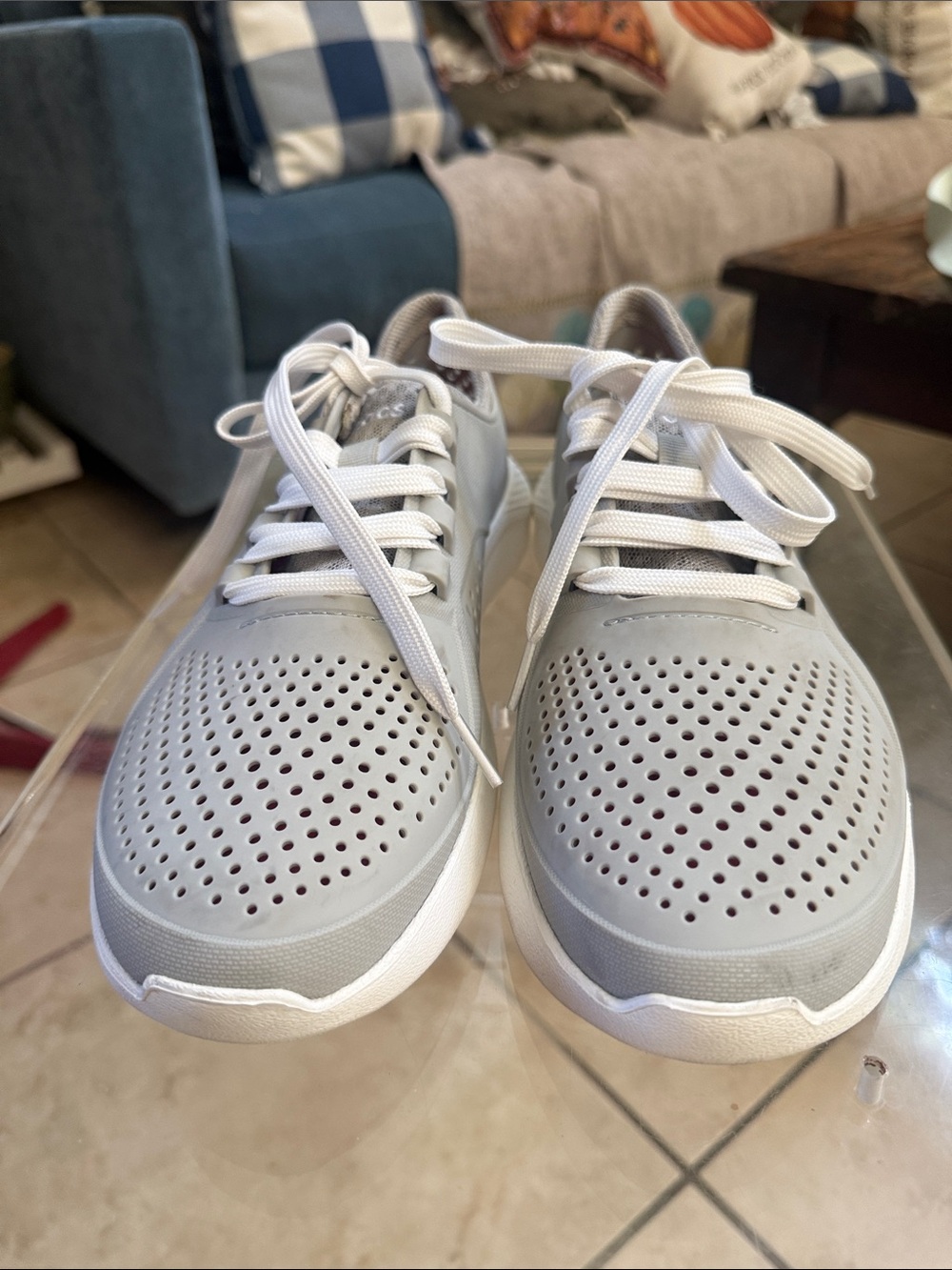 Crocs LiteRide Pacer sneakers. Pre-loved. Excellent condition. W size11